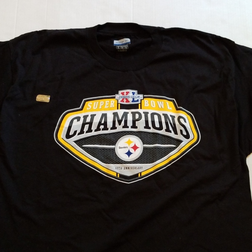 Reebok Pittsburgh Steelers Championship Shirt XL